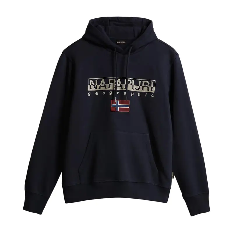 Sweatshirt Napapijri con cappuccio B-Ayas 1 | Napapijri Blu navy