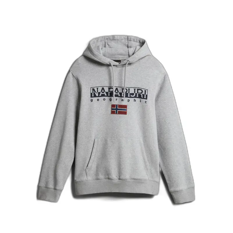 Sweatshirt Napapijri con cappuccio B-Ayas 1 | Napapijri Grigio