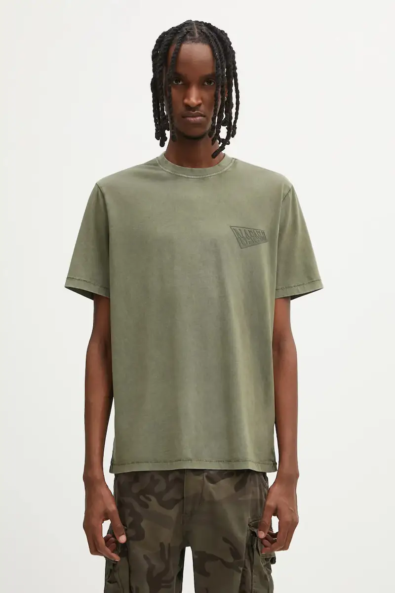 Napapijri T-shirt Uomo Verde 2520945 miniatura 3