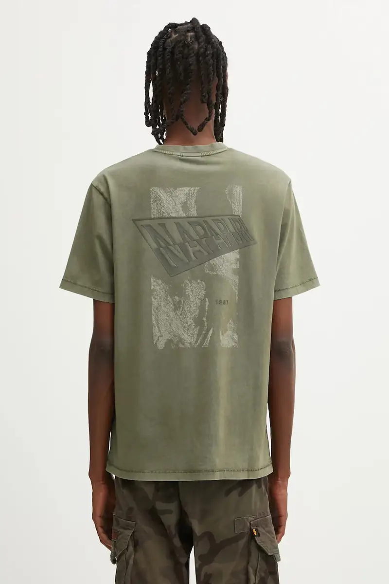 Napapijri T-shirt Uomo Verde 2520945