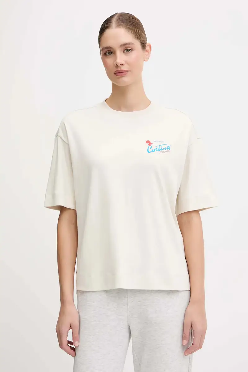 Napapijri T-shirt Donna Beige 3574981