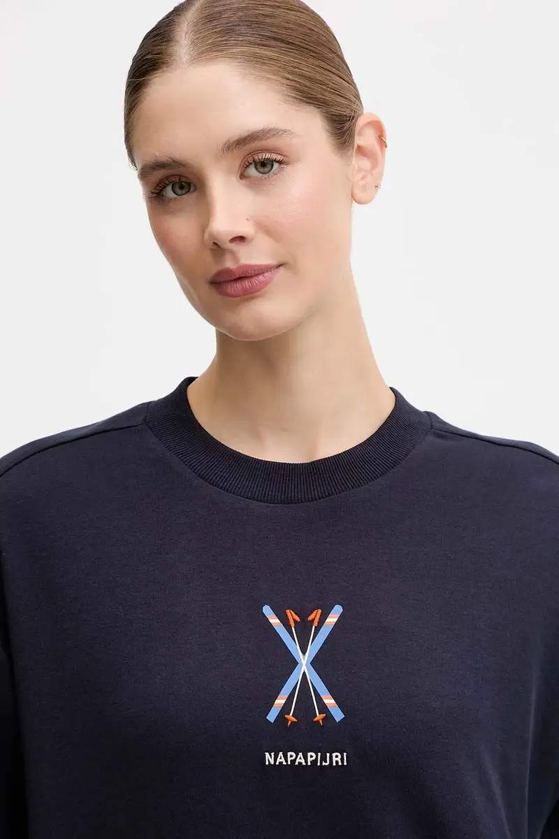 Napapijri T-shirt Donna Blu 3596002 miniatura 4