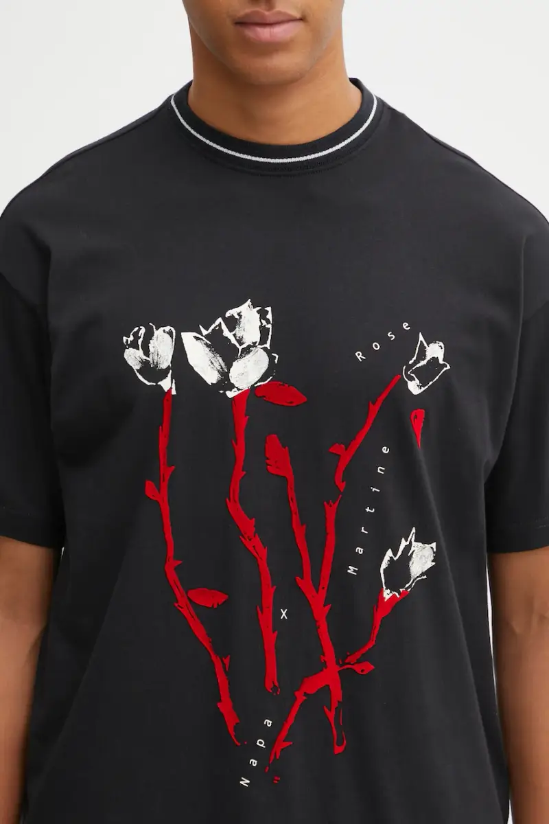 Napapijri T-shirt Uomo Nero 3288066 miniatura 4