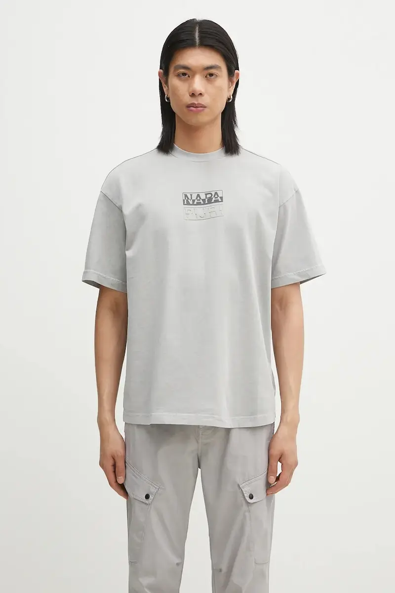Napapijri T-shirt Uomo Grigio 2249744