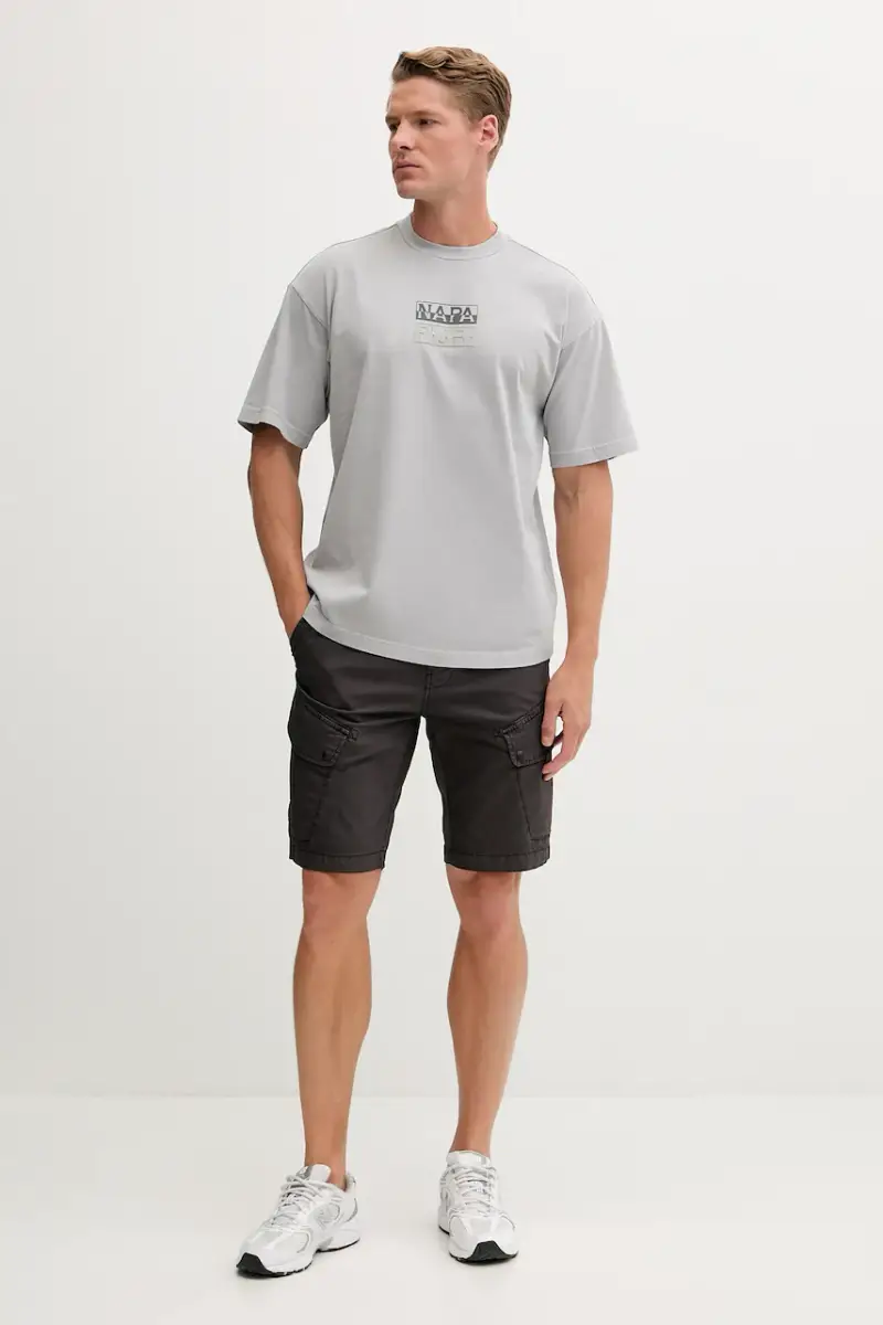 Napapijri T-shirt Uomo Grigio 3610730 miniatura 2