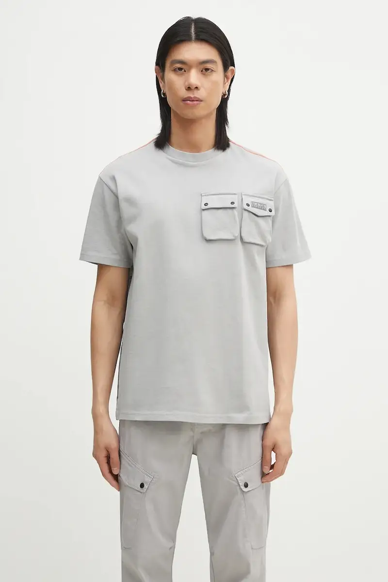 Napapijri T-shirt Uomo Grigio 2249736