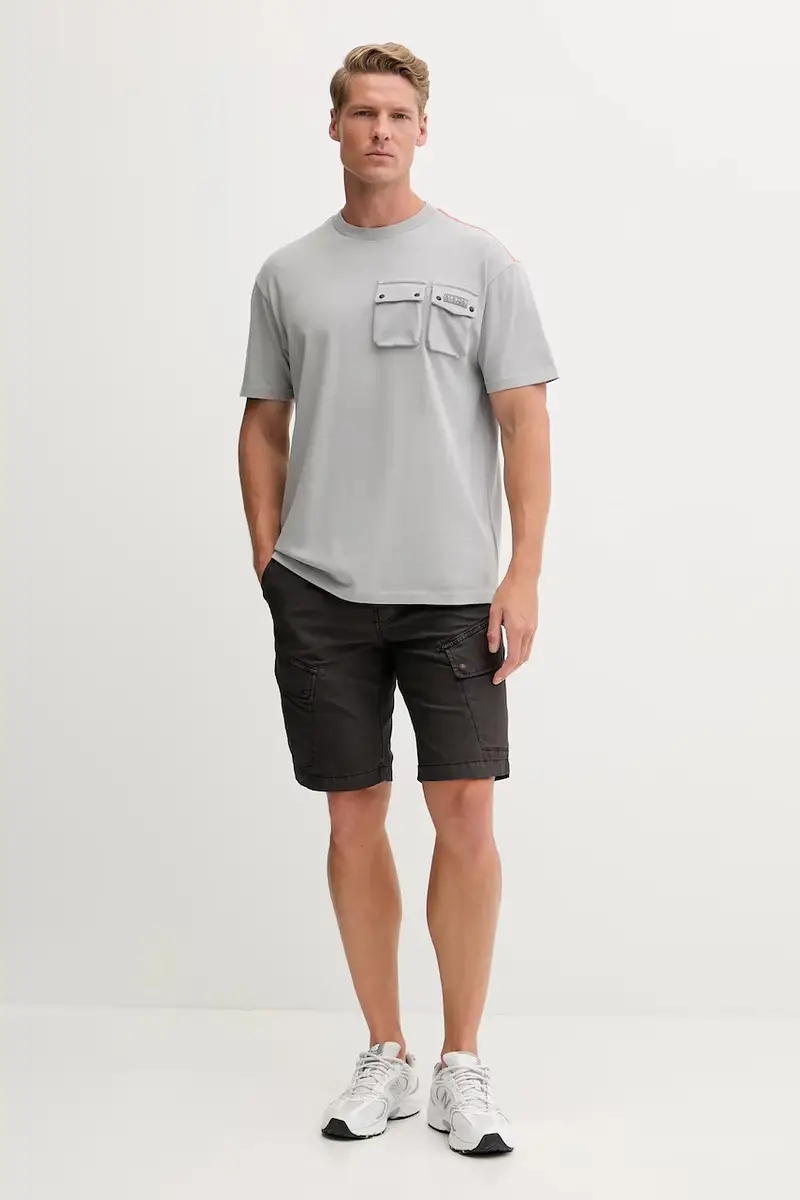 Napapijri T-shirt Uomo Grigio 3610728 miniatura 2