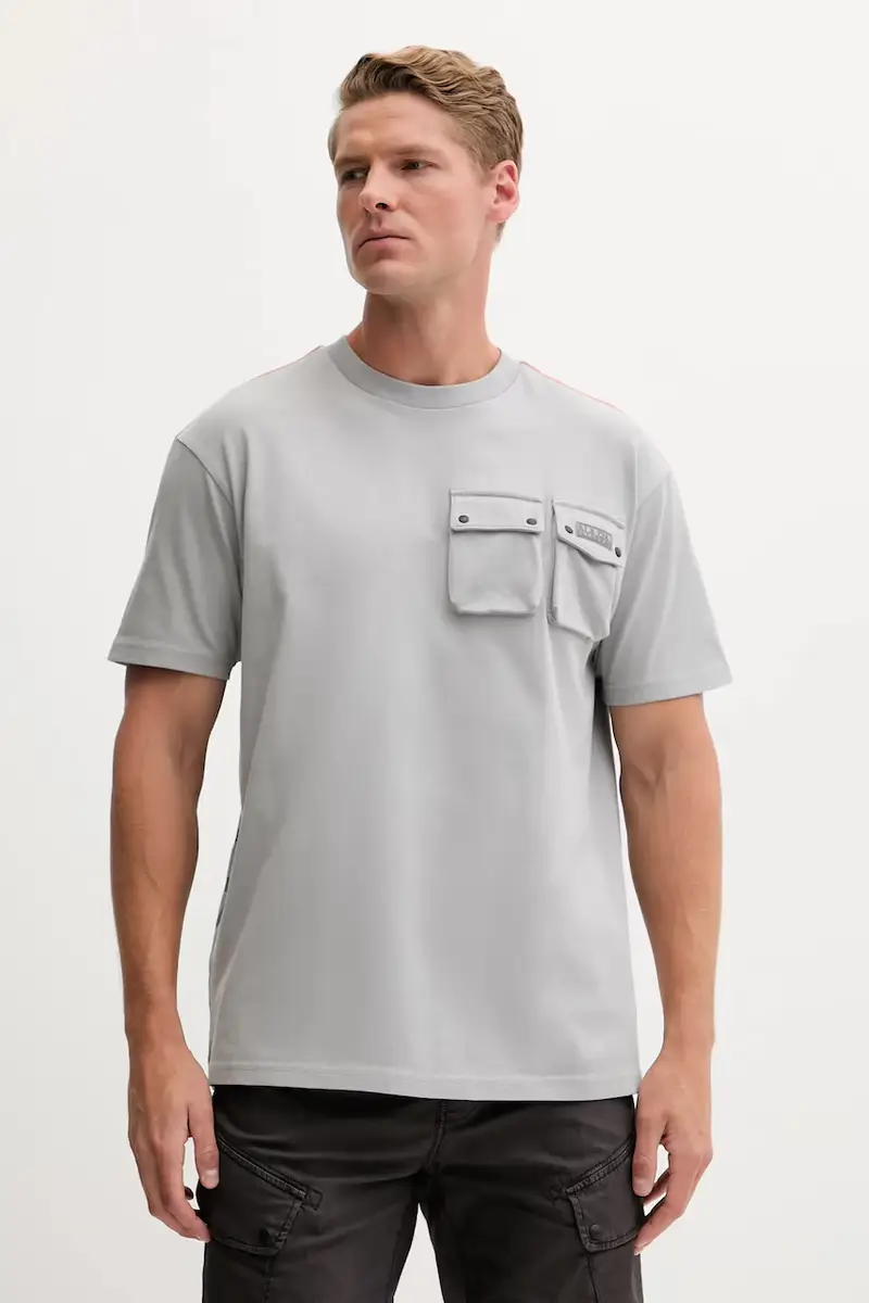 Napapijri T-shirt Uomo Grigio 3610728