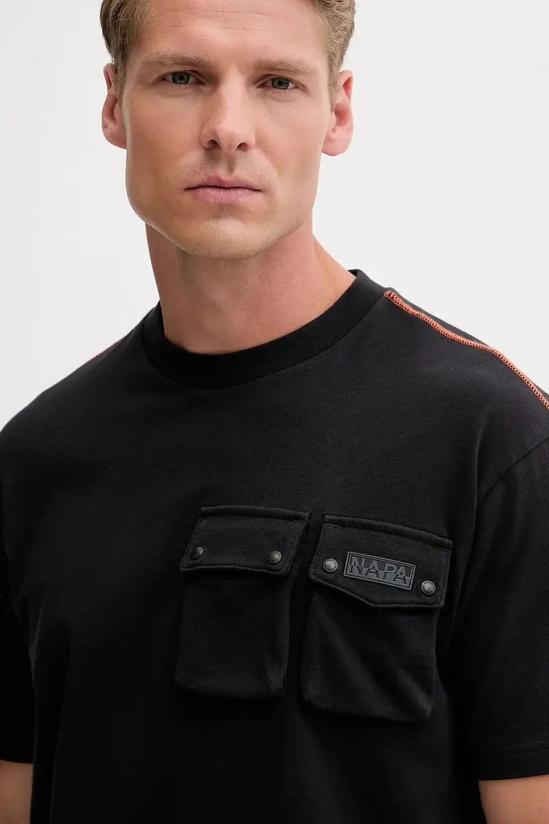 Napapijri T-shirt Uomo Nero 3644964 miniatura 4