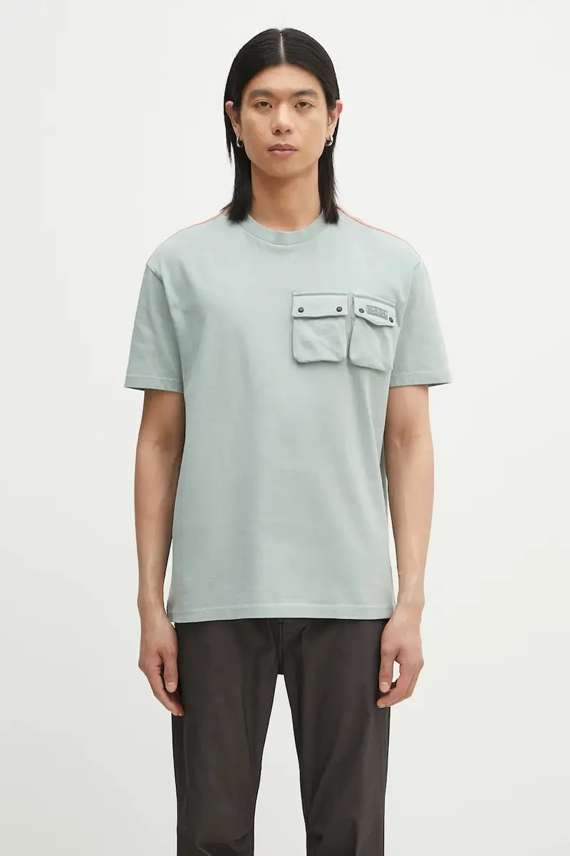 Napapijri T-shirt Uomo Verde 2261292