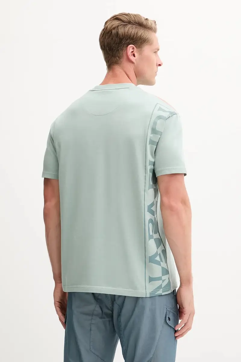 Napapijri T-shirt Uomo Verde 3669645 miniatura 3