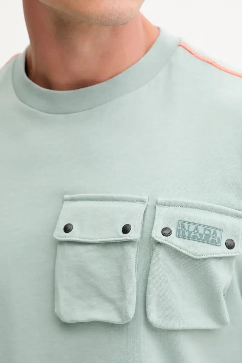 Napapijri T-shirt Uomo Verde 3669645 miniatura 5