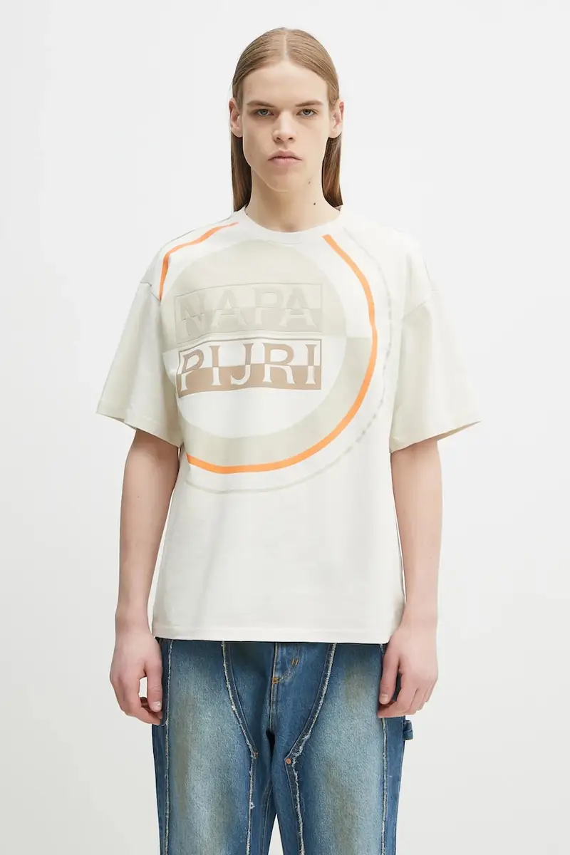 Napapijri T-shirt Uomo Beige 2242073