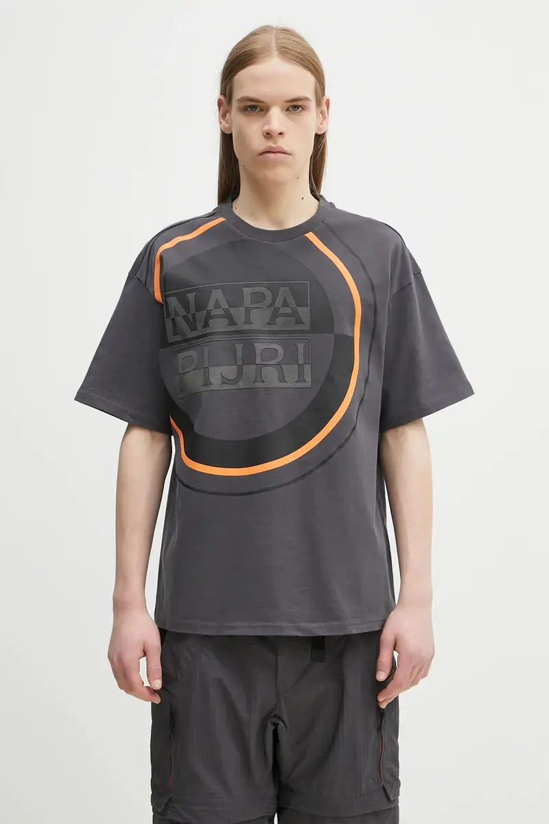 Napapijri T-shirt Uomo Grigio 2249710