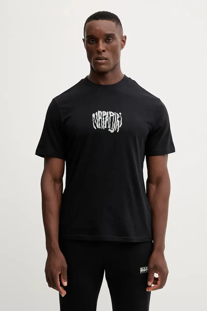 Napapijri T-shirt Uomo Nero 3642876 miniatura 3