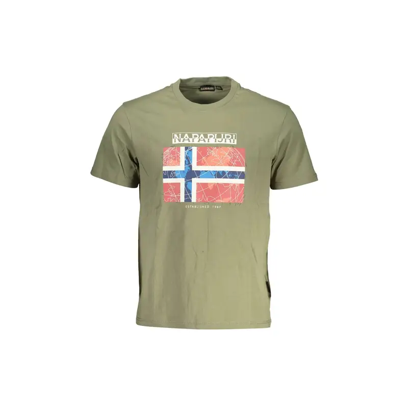 Napapijri T-shirt Uomo Verde 4061192