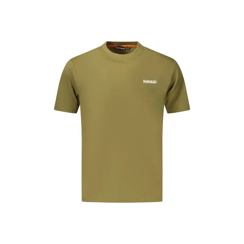 T-Shirt Maniche Corte Uomo Verde Stampa