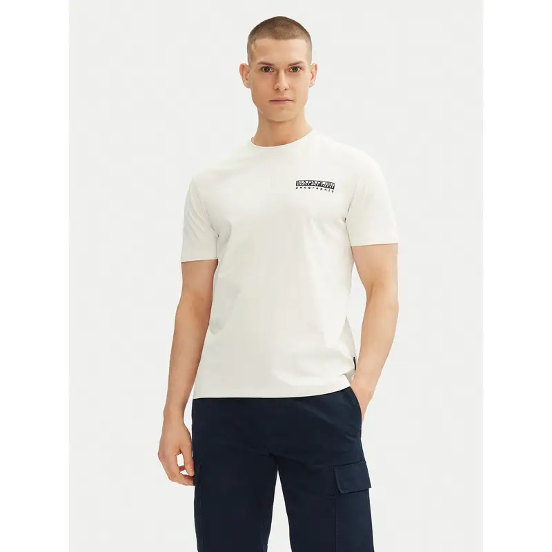 T-shirt S-Vignoni Back SS NP0A4ILXN1A1 Bianco Regular Fit