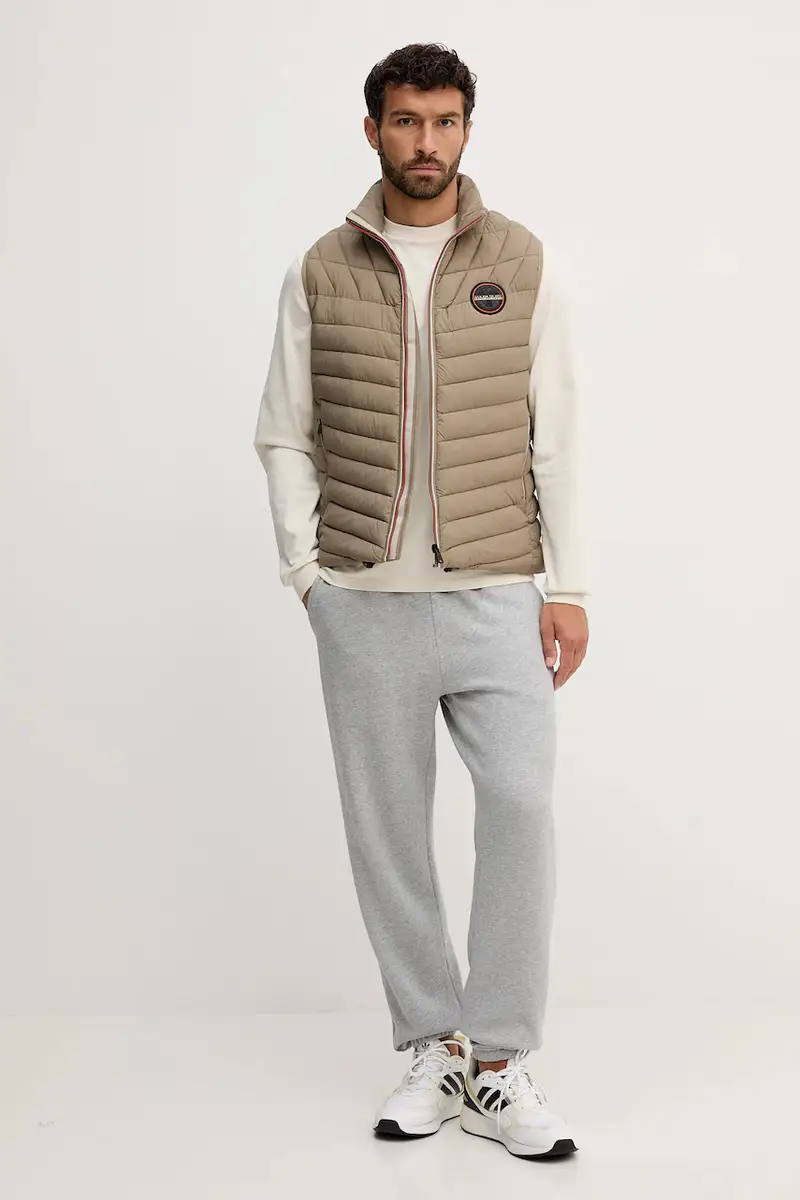 top a maniche lunghe in cotone Fiemme colore beige NP0A8947N1J1 miniatura 2