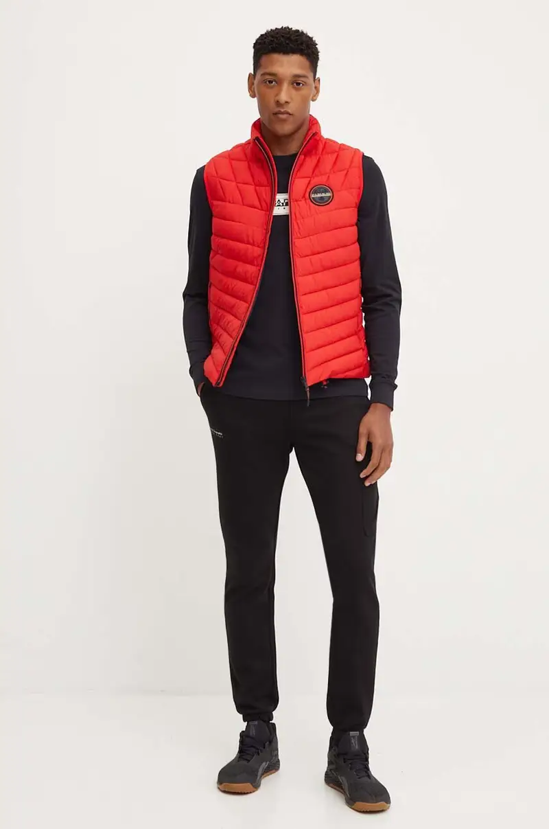 top a maniche lunghe in cotone Suze colore nero con applicazione NP0A4I3M0411 miniatura 2