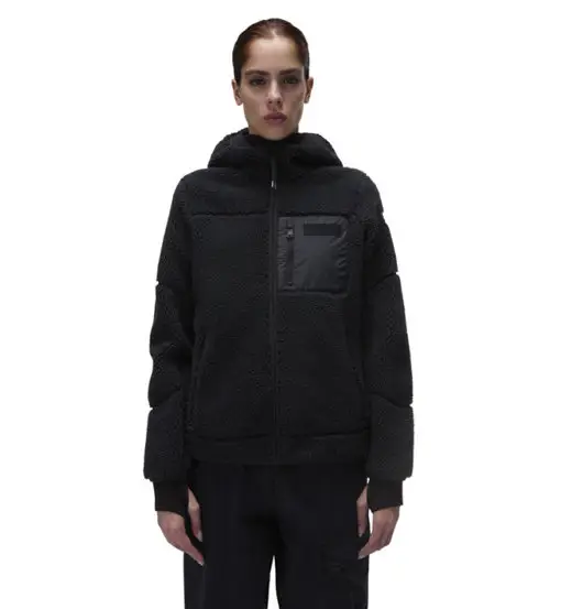 Yupik W - giacca in pile - donna Black