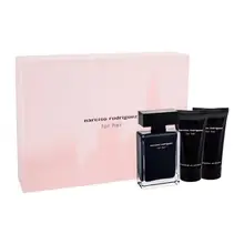 Narciso Rodriguez per il suo set regalo EDT 50 ml, lozione per il corpo 50 ml e gel doccia 50 ml