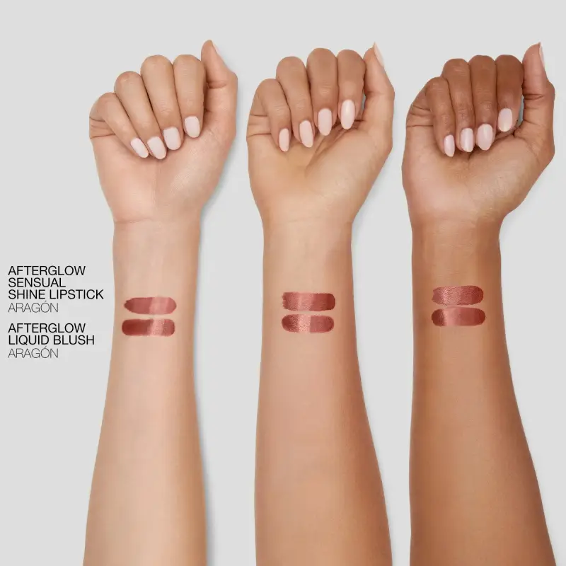 Labbra AFTERGLOW LIPSTICK & MINI LIQUID BLUSH SET - Cofanetti make up miniatura 2