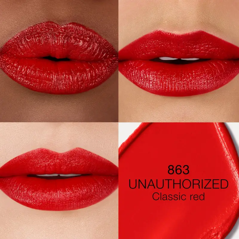 Labbra ULTIMATE LUXURY EXPLICIT LIPSTICK LONG LASTING LIPSTICK UNAUTHORIZED - 863 - Rossetti miniatura 3