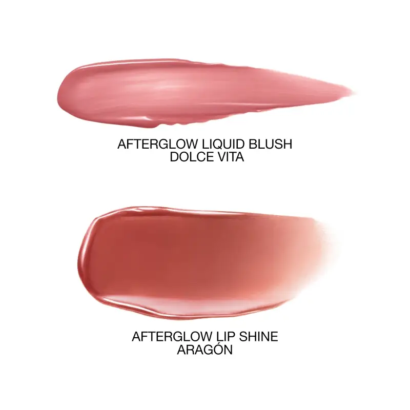 Viso MINI AFTERGLOW LIQUID BLUSH & LIP SHINE DUO - Cofanetti make up miniatura 4