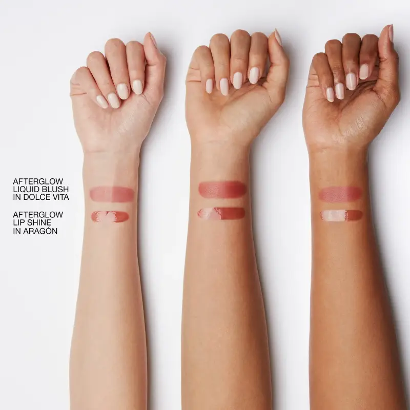 Viso MINI AFTERGLOW LIQUID BLUSH & LIP SHINE DUO - Cofanetti make up miniatura 5