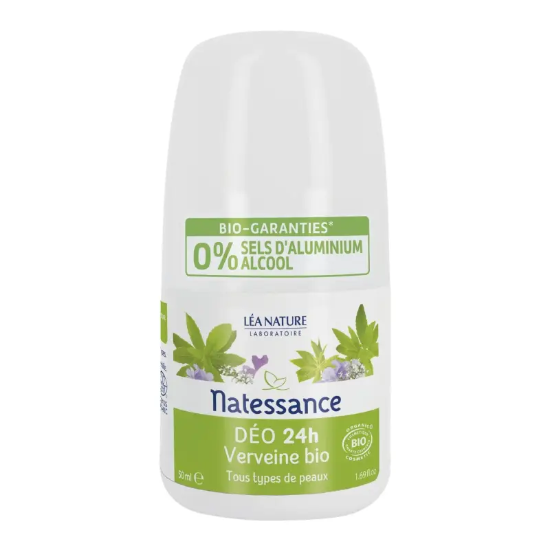 Deodorante ricaricabile 24h Verbena Bio Tutti i tipi di pelle 50ml