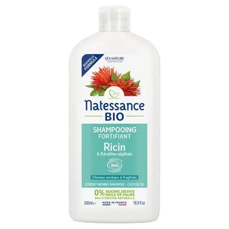 Shampoo Fortificante Olio di Ricino e Cheratina Bio 500ml
