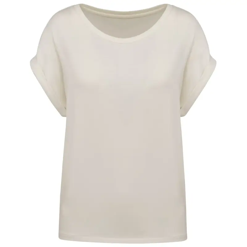 T-shirt eco-friendly a maniche risvoltate donna Native Spirit