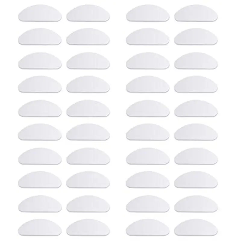 NATUCE 20 Paia Naselli Occhiali Silicone Adesivi Trasparenti, Naselli per Occhiali Adesivi, Naselli Silicone Adesivi per Occhiali (1 mm,Trasparente)