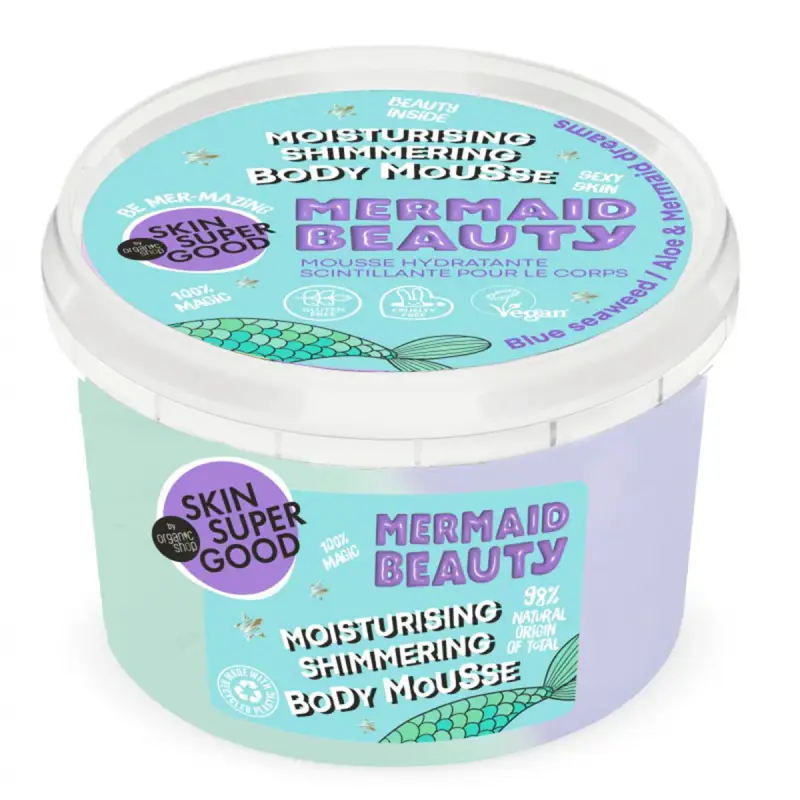 Skin Super Good Mousse Esfoliante Mermaid Beauty 250ml
