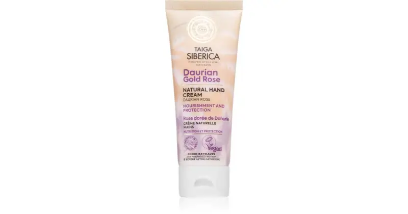 Taiga Siberica Daurian Gold Rose crema nutriente per le mani 75 ml