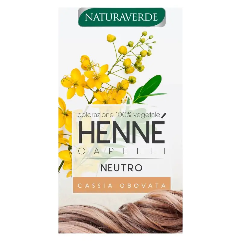 Henne' Capelli Colorazione 100 % Vegetale Neutro (100 G)