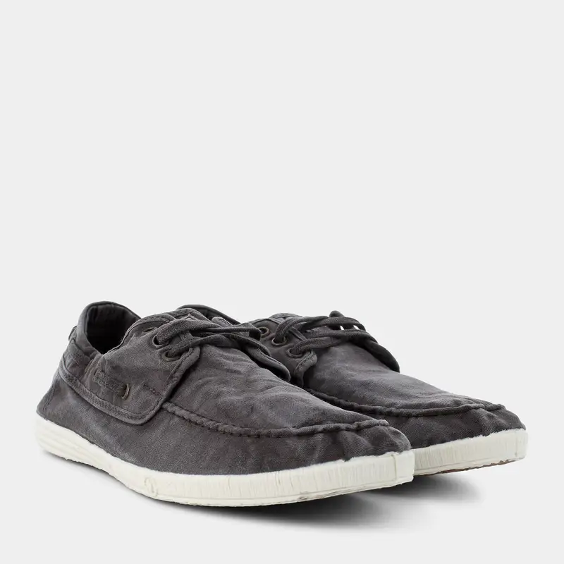 NATURAL WORLD Mocassini Uomo Nero 2505620 miniatura 2