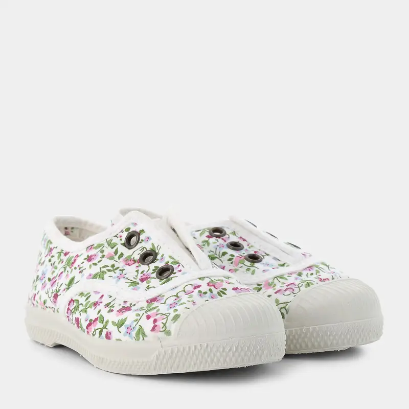 Sneakers Natural World da Bambina, bianco miniatura 2
