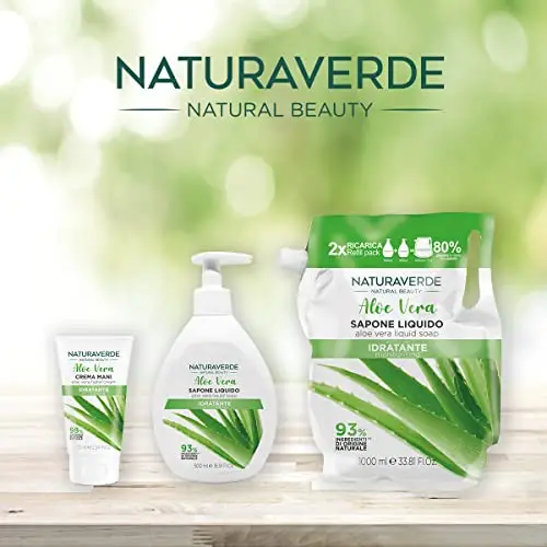 Naturaverde | Natural Beauty - Crema Mani Idratante all'Aloe Vera, per Mani Secche e Screpolate, Ingredienti di Origine miniatura 3