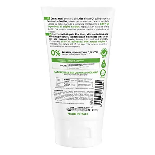 Naturaverde | Natural Beauty - Crema per Pelle delle Mani, Aloe Vera, Idratante, 75ml miniatura 3