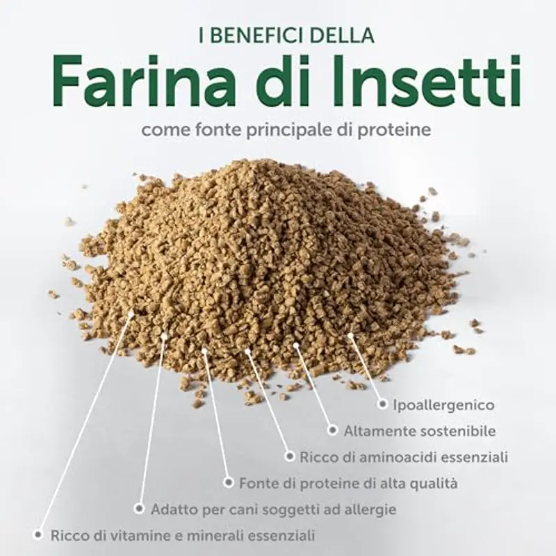 Nature's Protection Superior Care White Dogs Grain Free Insect Alimento secco per adulti di taglia piccola e mini Ipoallergenico Proteine ??di insetti Senza macchie di lacrime 1, 5 kg miniatura 3