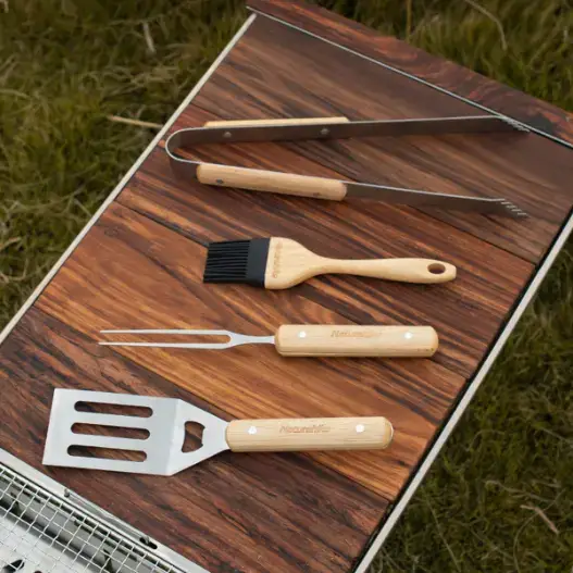 Piatto in legno e acciaio Naturehike Caines