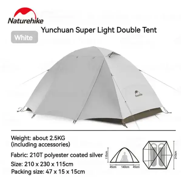 Tenda pieghevole per 2 persone Naturehike Trisul