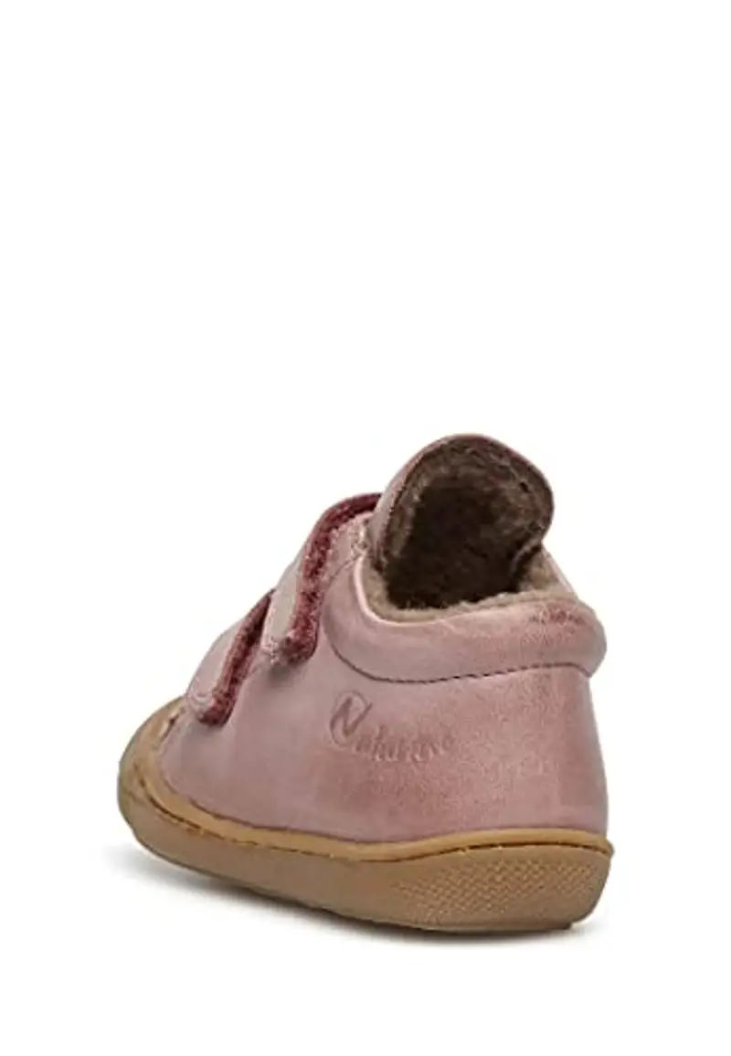 Naturino Scarpine Primi Passi in Nappa Foderate Lana, Rosa Antico 18 miniatura 2