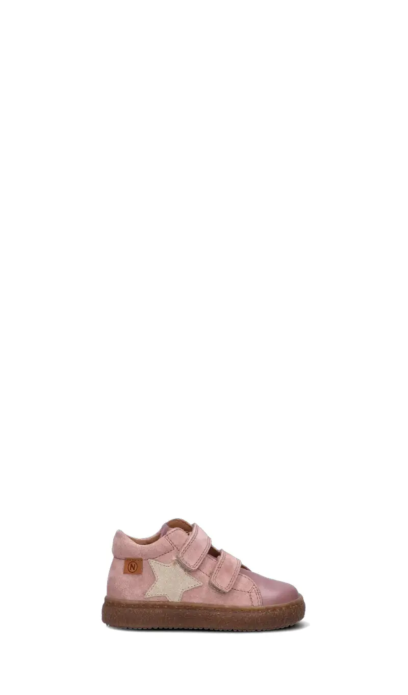 Sneaker bimba rosa in pelle Vario