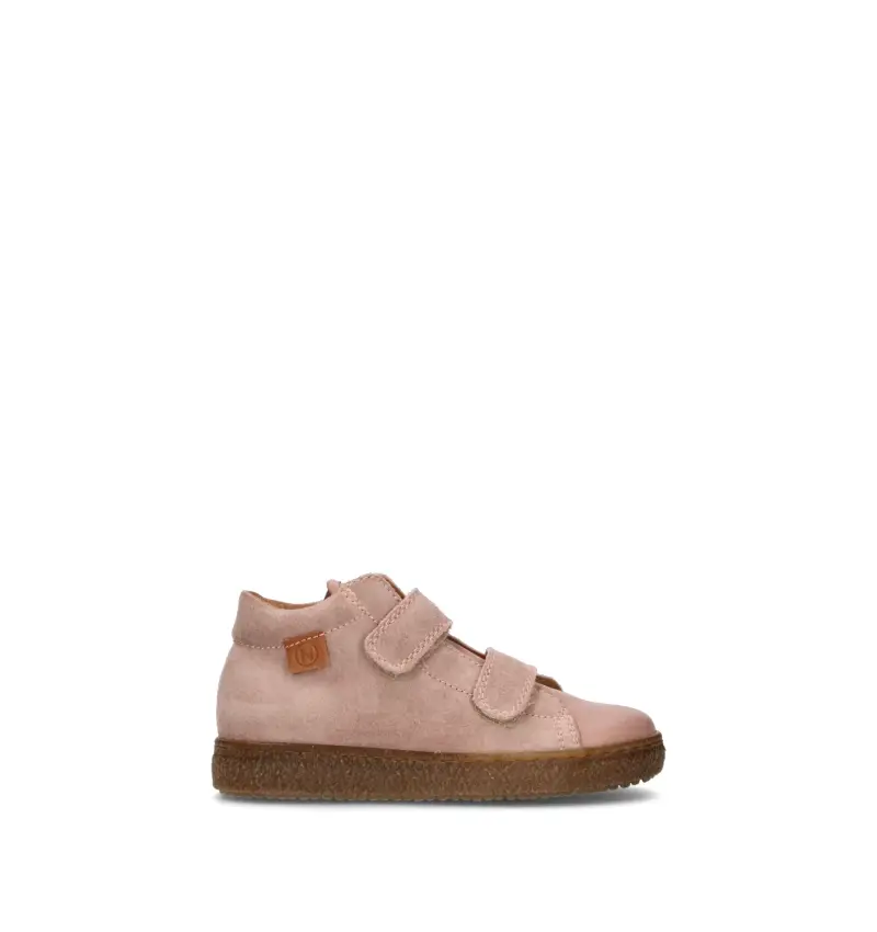 Sneaker bimba rosa in suede Vario