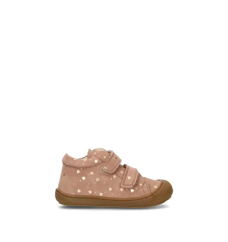 Sneaker bimba rosa in suede Vario