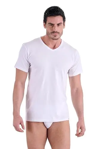 Navigare 512 (Pacco Da 3), Maglietta intima Uomo, Bianco (White), S confezione da 3 miniatura 2