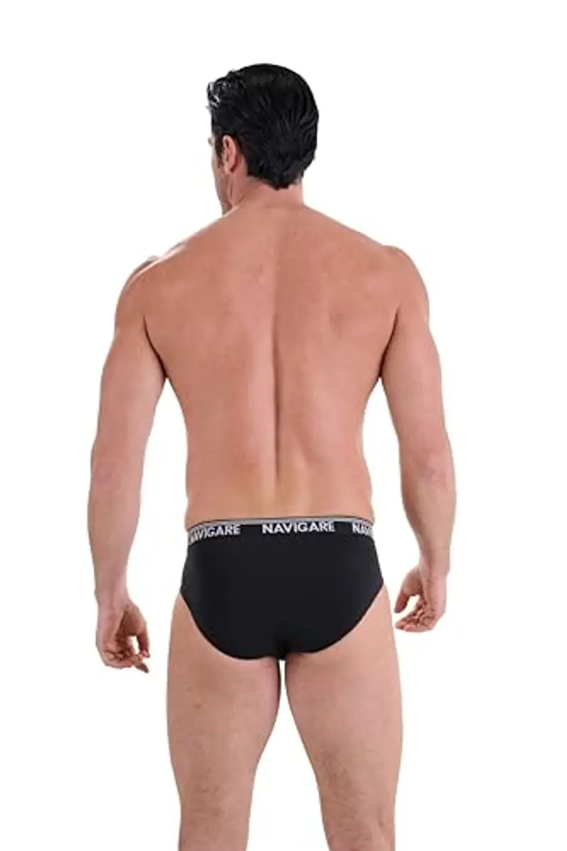 Navigare 574/e (Pacco Da 6), Calzoncillos Uomo, Nero, XXL confezione da 6 miniatura 3